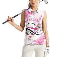 Kentucky Horse Racing Women Sleeveless Polo Shirt Fancy Ladies