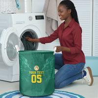 Custom Senegal Football Laundry Basket Lions Of Teranga Sporty Style