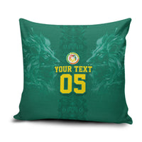 Custom Senegal Football Pillow Cover Lions Of Teranga Sporty Style