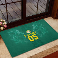 Custom Senegal Football Rubber Doormat Lions Of Teranga Sporty Style