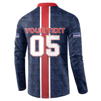 Custom Vozinha Goalkeeper Hero Cabo Verde Football 2026 Button Sweatshirt
