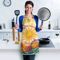 Love Peace Unity Apron Hippie Soul Sunflower - Wonder Print Shop
