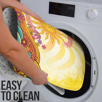 Love Peace Unity Bathroom Set Hippie Soul Sunflower - Wonder Print Shop