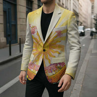 Love Peace Unity Blazer Hippie Soul Sunflower - Wonder Print Shop