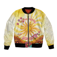 Love Peace Unity Bomber Jacket Hippie Soul Sunflower - Wonder Print Shop