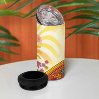 Love Peace Unity 4 in 1 Can Cooler Tumbler Hippie Soul Sunflower - Wonder Print Shop