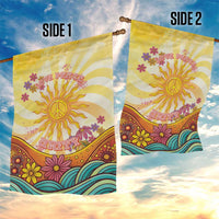 Love Peace Unity Garden Flag Hippie Soul Sunflower - Wonder Print Shop