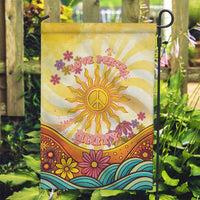 Love Peace Unity Garden Flag Hippie Soul Sunflower - Wonder Print Shop