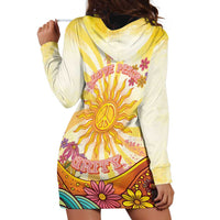 Love Peace Unity Hoodie Dress Hippie Soul Sunflower - Wonder Print Shop