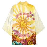 Love Peace Unity Kimono Hippie Soul Sunflower - Wonder Print Shop