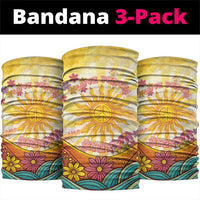 Love Peace Unity Neck Gaiter Hippie Soul Sunflower - Wonder Print Shop