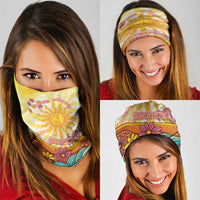 Love Peace Unity Neck Gaiter Hippie Soul Sunflower - Wonder Print Shop