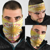 Love Peace Unity Neck Gaiter Hippie Soul Sunflower - Wonder Print Shop