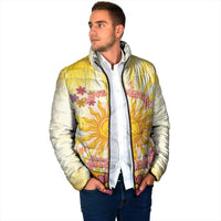 Love Peace Unity Padded Jacket Hippie Soul Sunflower - Wonder Print Shop