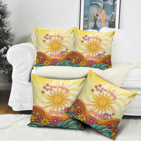 Love Peace Unity Pillow Cover Hippie Soul Sunflower - Wonder Print Shop