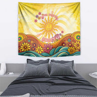 Love Peace Unity Tapestry Hippie Soul Sunflower - Wonder Print Shop