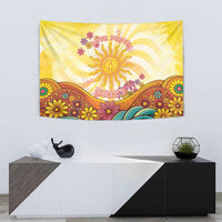 Love Peace Unity Tapestry Hippie Soul Sunflower - Wonder Print Shop