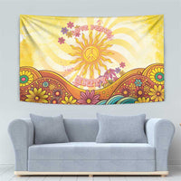 Love Peace Unity Tapestry Hippie Soul Sunflower - Wonder Print Shop