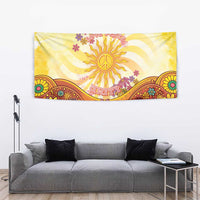 Love Peace Unity Tapestry Hippie Soul Sunflower - Wonder Print Shop