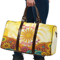Love Peace Unity Travel Bag Hippie Soul Sunflower - Wonder Print Shop
