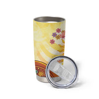 Love Peace Unity Tumbler Cup Hippie Soul Sunflower - Wonder Print Shop