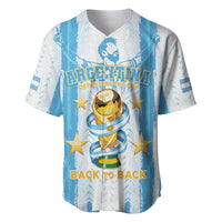 Custom Argentina World Final Football Baseball Jersey Back To Back 2022 2026