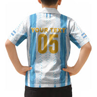 Custom Argentina World Final Football Kid Hawaiian Shirt Back To Back 2022 2026