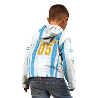 Custom Argentina World Final Football Kid Hoodie Back To Back 2022 2026