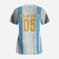 Custom Argentina World Final Football Scrub Top Back To Back 2022 2026