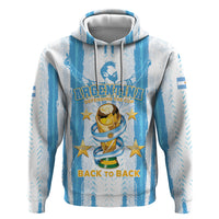 Custom Argentina World Final Football Zip Hoodie Back To Back 2022 2026
