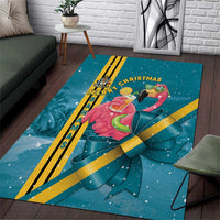 Bahamas Christmas Area Rug Merry Mingo Tropical Vibes - Wonder Print Shop