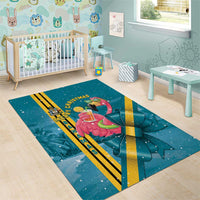 Bahamas Christmas Area Rug Merry Mingo Tropical Vibes - Wonder Print Shop
