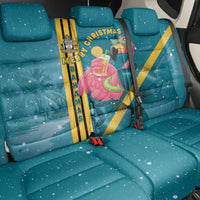 Bahamas Christmas Back Car Seat Cover Merry Mingo Tropical Vibes - Wonder Print Shop
