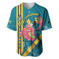 Bahamas Christmas Baseball Jersey Merry Mingo Tropical Vibes - Wonder Print Shop