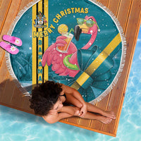 Bahamas Christmas Beach Blanket Merry Mingo Tropical Vibes - Wonder Print Shop
