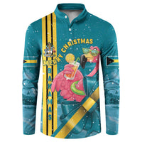 Bahamas Christmas Button Sweatshirt Merry Mingo Tropical Vibes - Wonder Print Shop