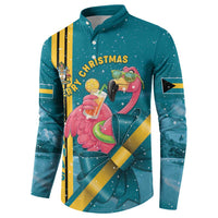 Bahamas Christmas Button Sweatshirt Merry Mingo Tropical Vibes - Wonder Print Shop