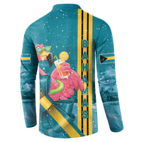 Bahamas Christmas Button Sweatshirt Merry Mingo Tropical Vibes - Wonder Print Shop