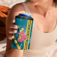 Bahamas Christmas 4 in 1 Can Cooler Tumbler Merry Mingo Tropical Vibes - Wonder Print Shop