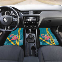 Bahamas Christmas Car Mats Merry Mingo Tropical Vibes - Wonder Print Shop