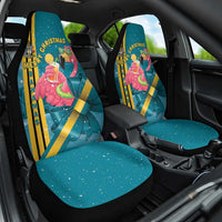 Bahamas Christmas Car Seat Cover Merry Mingo Tropical Vibes - Wonder Print Shop