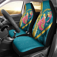 Bahamas Christmas Car Seat Cover Merry Mingo Tropical Vibes - Wonder Print Shop