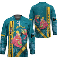 Bahamas Christmas Hockey Jersey Merry Mingo Tropical Vibes - Wonder Print Shop