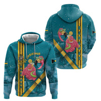 Bahamas Christmas Hoodie Merry Mingo Tropical Vibes - Wonder Print Shop