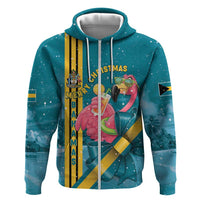 Bahamas Christmas Hoodie Merry Mingo Tropical Vibes - Wonder Print Shop