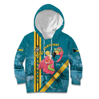Bahamas Christmas Kid Hoodie Merry Mingo Tropical Vibes - Wonder Print Shop