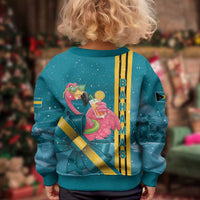 Bahamas Christmas Kid Ugly Christmas Sweater Merry Mingo Tropical Vibes - Wonder Print Shop