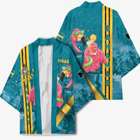 Bahamas Christmas Kimono Merry Mingo Tropical Vibes - Wonder Print Shop