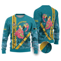 Bahamas Christmas Ugly Christmas Sweater Merry Mingo Tropical Vibes - Wonder Print Shop