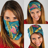 Bahamas Christmas Neck Gaiter Merry Mingo Tropical Vibes - Wonder Print Shop